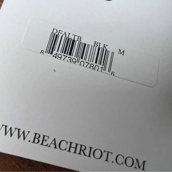 Beach Riot Side-Tie Black Bikini Bottoms Size M NWT - Picture 9 of 9